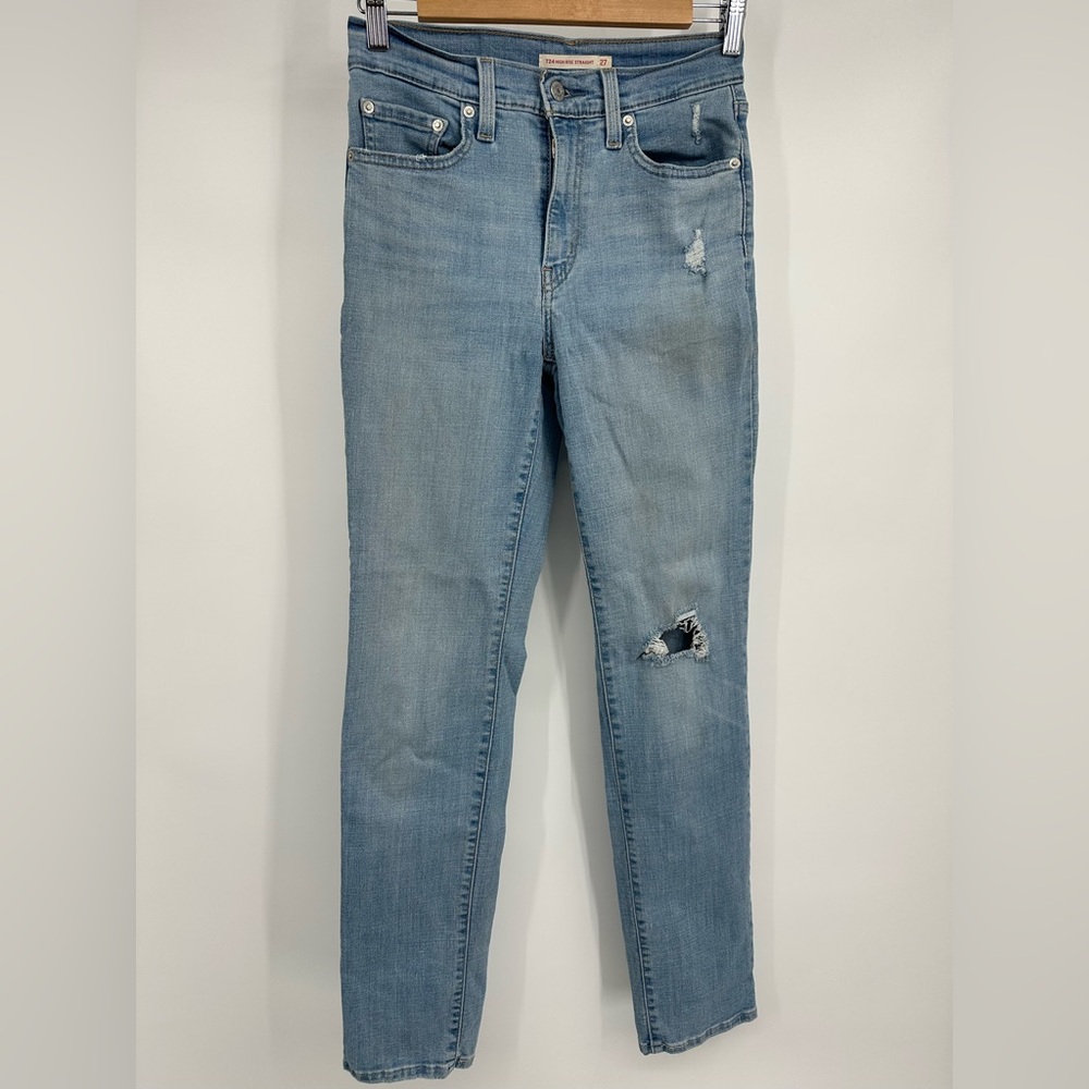 Levi's Women's Light Blue Straight Leg Jeans